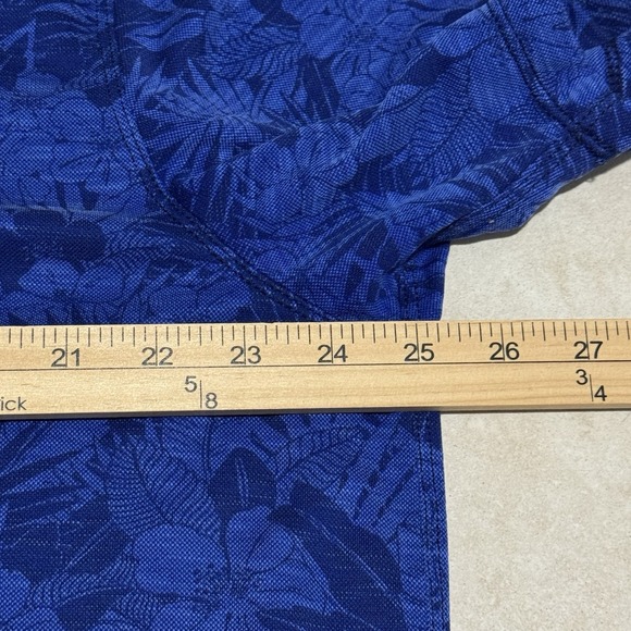 Tommy Bahama Florida Gulf Coast Polo Shirt Hawaiian Floral NCAA Blue Men's 2XL - Picture 4 of 13